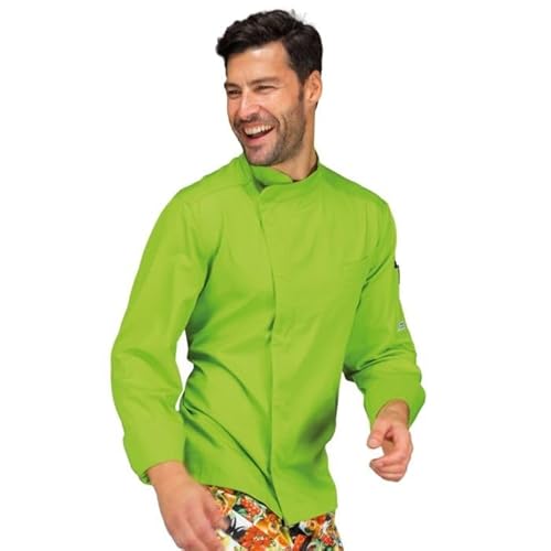 Ergos Workwear I.sacco Giacca Cuoco BILBAO Unisex in Poliestere Cotone