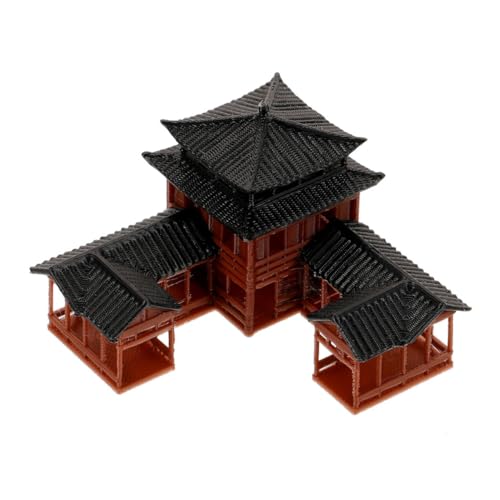 IWOWHERO Estatua En Miniatura De Pagoda Japonesa para Decoración De Jardín Y Pecera Obra De Arte Paisajística En Miniatura Zen para El Hogar Y La Oficina