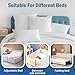 Vekkia Split King Gap Filler for Adjustable Bed,Twin to King Bed Converter Kit,Bed Bridge Twin to King,Mattress Connector with Washable Cover,for Guests Stayovers,Family Room(75in×10in)