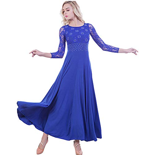 Rubruan Tanzabend Ballkleid Tanz Kleider - Professionelle Moderne Ballsaal Tänze Latein Walzer Tango Swingfox Quickstepp Trikot Accessoires Kostüm...