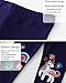 KISSOURBABY Girls Toddlers Leggings Fashion Stretch Pants Comfortable Bottoms-Navy Unicorn Embroidery-4T