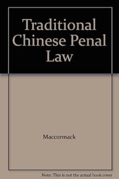 Hardcover Traditional Chinese Penal Law Book