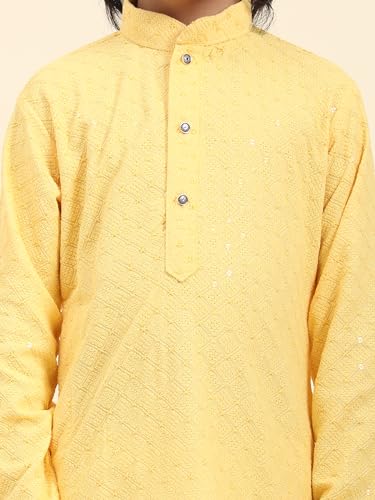 Image of Pro-Ethic Style Developer Boys Cotton Kurta Pajama For Kid's Ethnic Wear | Cotton Kurta Pajama (S-227)
