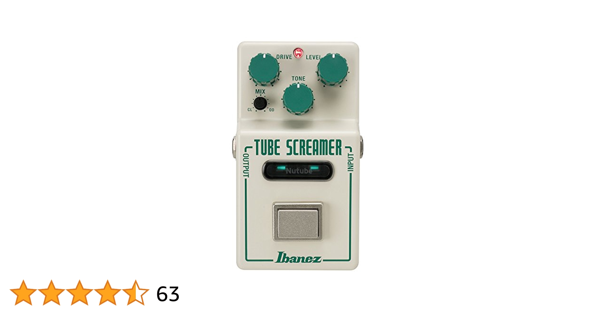 Ibanez NU TUBE SCREAMER ギターエフェクター Amazon.com: Ibanez NTS Nu Tubescreamer Overdrive Guitar
