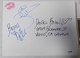 Nikki Brie The Bella Twins Signed w/Lip Print Kiss Daniel Bryan Cut WWE - PSA/DNA Certified - Autographed Wrestling Miscellaneous Items