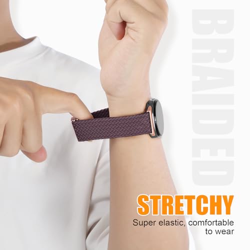 Image of BXUXOHS Magnetic Nylon Bands for Samsung Galaxy Watch 8 Band /Galaxy Watch 8 Classic,Braided Elastic Fabric No Gap Sport Strap for Galaxy Watch 8 /8 Classic 40mm 44mm 46mm men /women