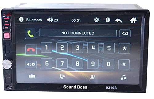 Image of Sound Boss SB-9310B+RVC 7-inch Bluetooth MP5 Player with Camera (Black)