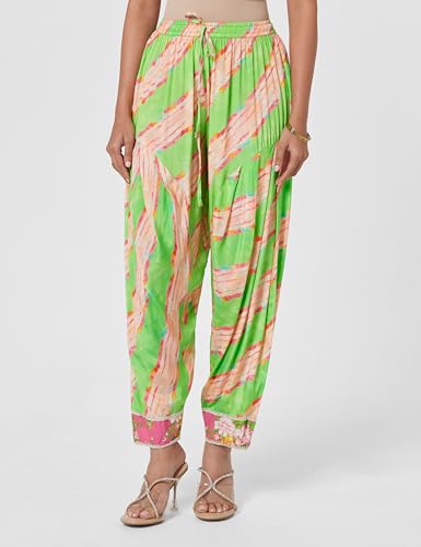 Image of BIBA Women Cotton Straight Kurta Palazzo Suit Set
