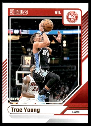 2024-25 DONRUSS 93 TRAE YOUNG ATLANTA HAWKS BASKETBALL OFFICIAL TRADING CARD OF NBA