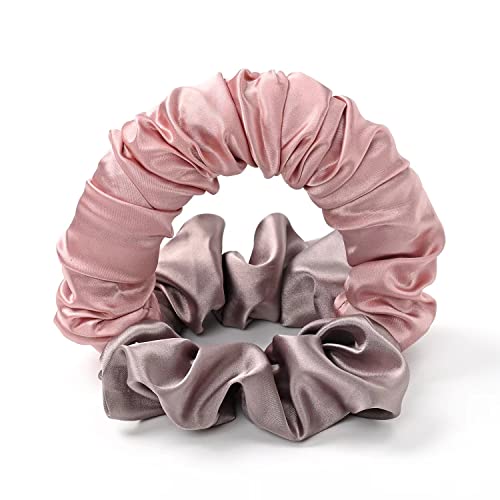 linmaya 2022 New Soft Heatless Curling Headband,TikTok No Heat Ponytail Hair Curler Roller Hairband for Long Hair Lazy Sleep Scrunchie to Curl Hair (Deep Pink)