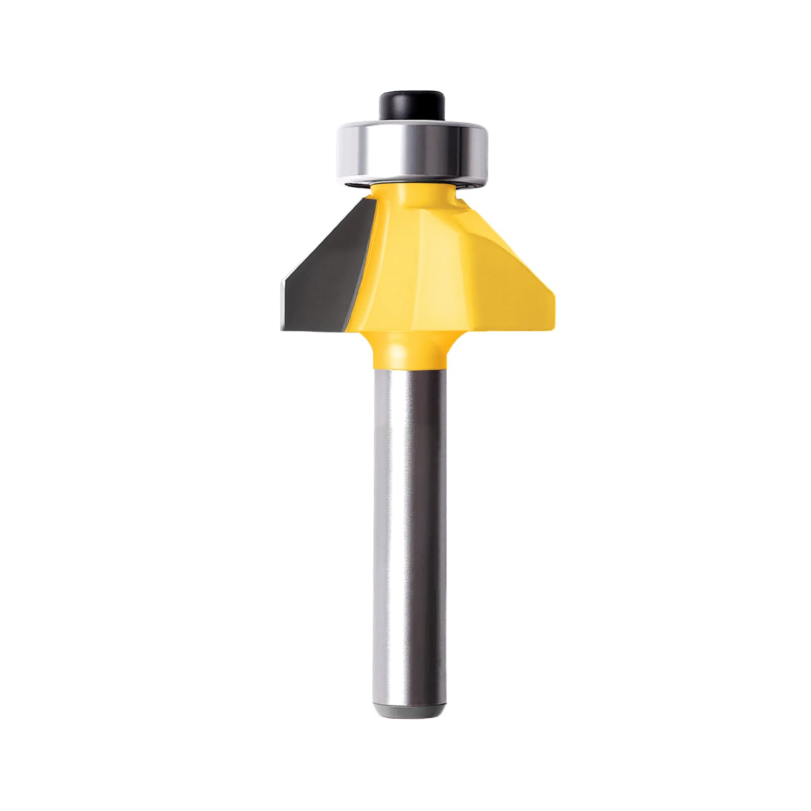 Punte per fresa in carburo di tungsteno da 45 gradi con gambo da 8 mm, per fresa per lavori fai da te del legno, taglio a filo TS/XD-02 (20,3 x 0,9 cm)