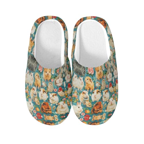 Pantoufles en coton chaudes et confortables pour chambre et voyage