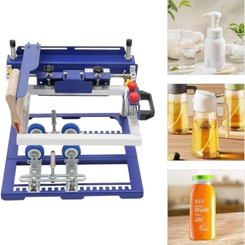 Cylinder Screen Printing Machine, Manual Curved Screen Printing Machine, Cylinder Press Printer for 6.7 Inch