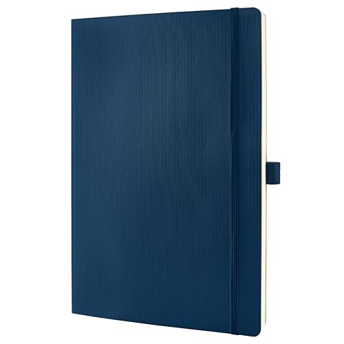 Carnet de notes A4 ligné SIGEL Conceptum bleu à couverture souple Co317 - 4