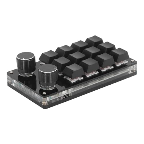 Teclado mecánico programable de 12 teclas con doble perilla y switches rojos para OS X 4