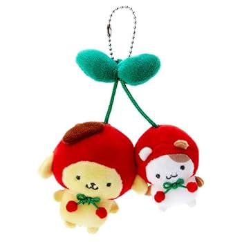 希少 美品 ポムポムプリン さくらんぼ マスコット ぬいぐるみ Amazon.co.jp: ポムポムプリン さくらんぼ ブローチマスコット