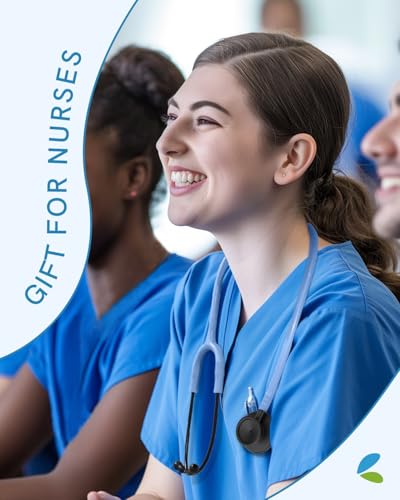 Image of FriCARE Dual Head Stethoscope - Stethoscopes for Nurses, Medical Nursing Students, Paramedics /EMT /LVN /VNA Backup Estetoscopio, Frost Blue Tube, Matte Black Finish Chestpiece