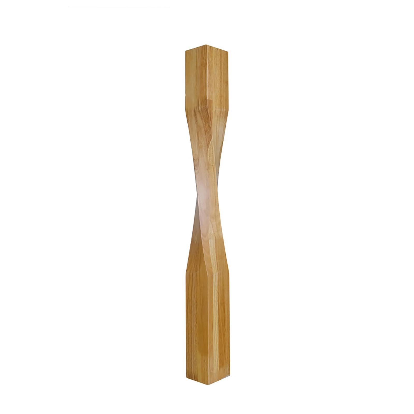 Attic Balusters for Interior Staircase, Solid Wooden Twist Stair Spindles