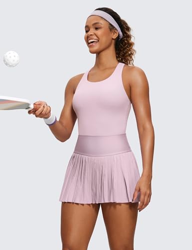 Image of CRZ YOGA Butterluxe Racerback Tank Tops | Light Support, Built in Bra, Removable Pads, Yoga, Extremely Soft, Scoop Neck, for Women