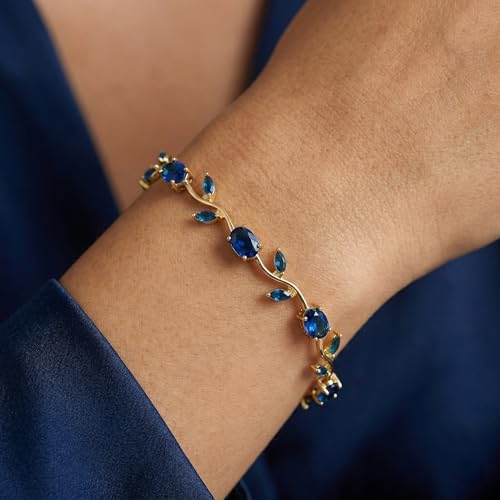 Image of MIRAYHA VIral Tulip Bracelet for Women | Bloom Floral Tulip With Crystal Stones For Women & Girls| Gift for Girlfriend & Wife|Romantic Floral Crystal | Cute Aesthetic Korean Jewellery
