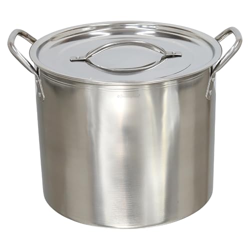 Buckingham Stock Pot with Stainless Steel Lid Multi Purpose Boiling Pot for Soups Stews & Pasta (8 litres)