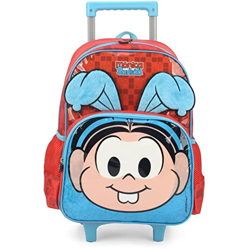 Mochila Infantil Com Rodinha Monica Gd Vm - 95599