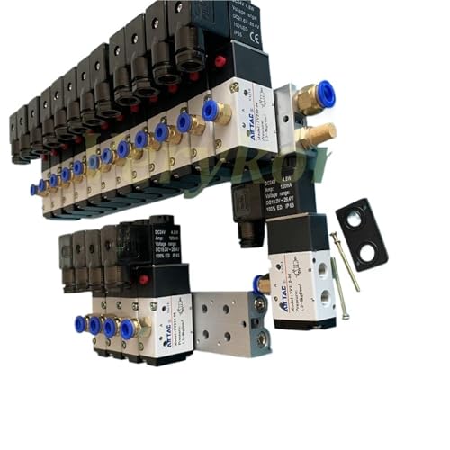 Manifold d'électrovanne 3V210-08 pour contrôle de vérins pneumatiques - 6