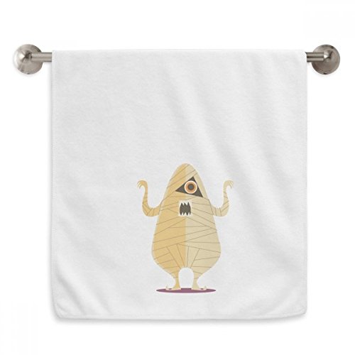 Serviette drap de main Halloween Happy Ghost blanche contre l'humidité