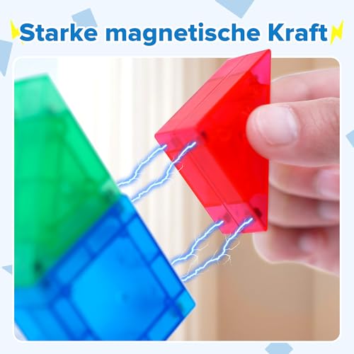YPLUS Tangram Magnetisch – Neugierig machendes und unterhaltsames Reisespiel für Kinder ab 4, IQ Spiele, Flugzeug-Gadgets, perfektes Mitgebsel, sicher und leicht tragbar