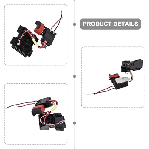Interrupteur BS18V Metabo 343410610 de rechange pour perceuse PowerMaxx BS 18 V Quick Basic