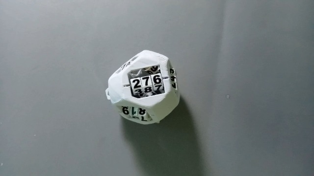 Amazon.com: The Crazy D-1000 Game Die. 8-Sided Patent Die That