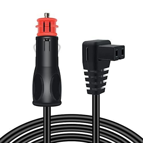 WFPOWER DC Power Cord Power Cable for 12/24 Volt Car Refrigerator, 9.8 ft Length 16AWG 15A Fuse, Cigarette Lighter Male Plug Car Fridge Freezer Power...