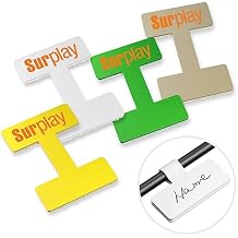 Multi-4colorsX2 8-Pack Reusable Writable Nylon Cable Ties Wire Labels Tags of Hook Loop Straps for Cords Management Cords