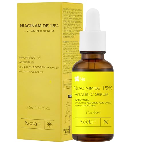 Niacinamide Serum for Face - 15% Niacinamide with Vitamin C,