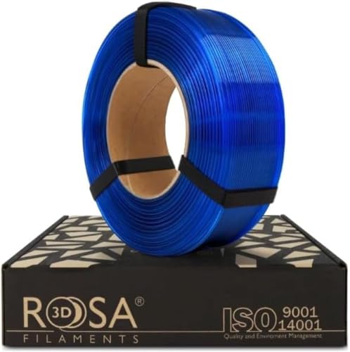 Filament ROSA 3D FILAMENTS PETG High-Speed Niebieski Przezroczysty (BLUE TRANSPARENT)