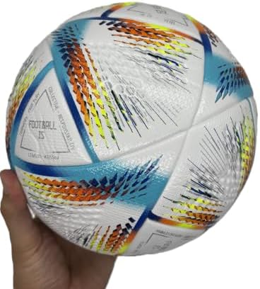 World Cup Quality League Quality Soccer Ball Size 5 Thermally Bonded Match Ball Seamless Stitching- Official Match Weight- Professional Grade Leather- Pelota de Futbol (Size 5, World Cup) - 3