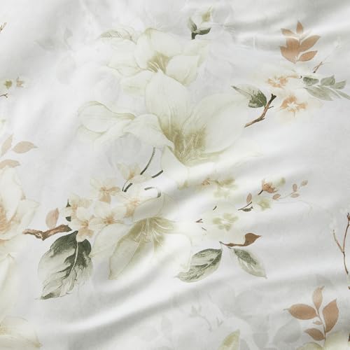 Qucover Floral Double Duvet Cover 200x200 cm, Elegant Rustic Style Double Bedding Set, Microfiber Blue Double Bed Bedding Sets with 2 Pillowcases 50x75 cm, Metal Zipper and Corner Ties - Cosy Home Interiors Qucover Floral Double Duvet Cover 200x200 cm, Elegant Rustic Style Double Bedding Set, Microfiber Blue Double Bed Bedding Sets with 2 Pillowcases 50x75 cm, Metal Zipper and Corner Ties - Image 9