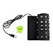 Tastiera flessibile, Oxsubor (TM) silicone flessibile lavabile Tastiera con USB 2.0 109 tasti di dimensioni compatibili per PC portatile Windows 7 32/64 Mac (nero)