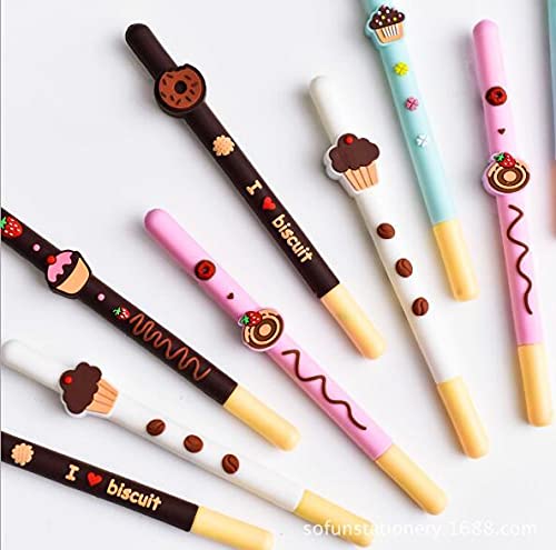 Bolígrafo Gel Cute Biscuit 5 pcs Tinta Negra 0.5mm miniatura 4