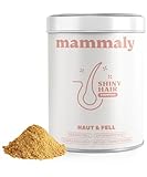 mammaly Shiny Hair Futtertopping für Hunde - Haut & Fell Pulver & Topping mit Lachsöl, Omega 3,...