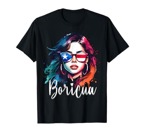 Boricua Shirt Women Puerto Rican Flag Puerto Rico T-Shirt