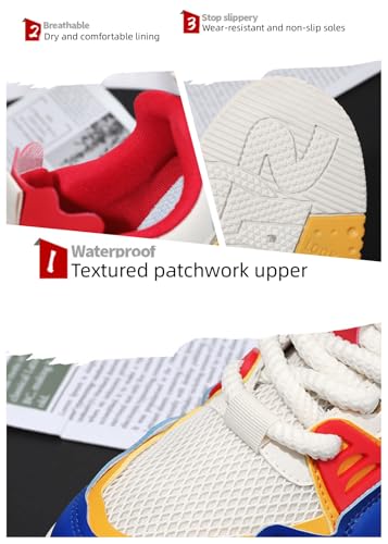 Men's Casual Lace-up Shoes, Comfy Non-Slip Breathable Shoes WithFabric Uppers for Walking Driving, Shoes for All Seasons3