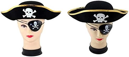 Amazon 海賊 船長帽子 海賊 眼帯 変身アクセサリー おもちゃ Amazon 海賊 船長帽子 海賊 眼帯 変身アクセサリー おもちゃ