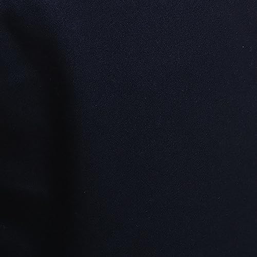 Image of Colorplus Men's Pure Cotton Solid Piece Dyed Pattern Contemporary Fit Flat Front Casual Trouser