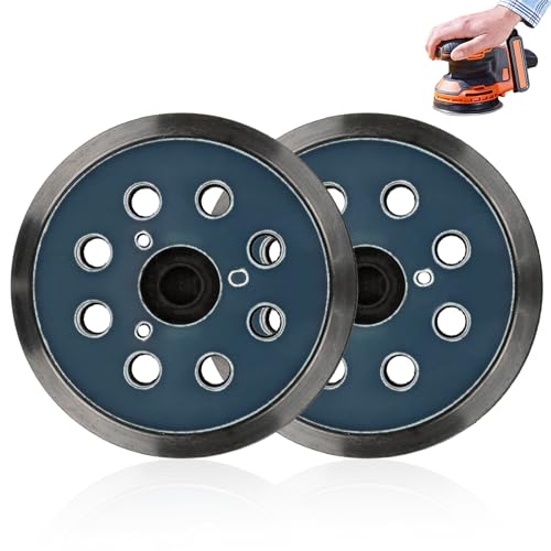 2 Pieces Sanding Plate For Orbital Sander,8 Holes Orbital Sander Replacement,Sanding Disc For Eccentric Sander,Sanders For Sander,Compatible With Bo5021 Bo5030 Bo5031