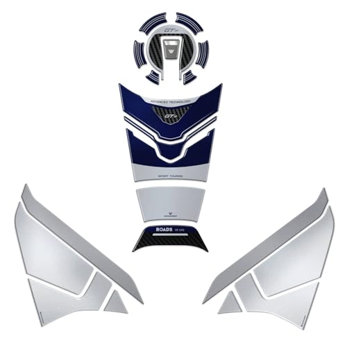 Protection réservoir moto Tracer 9 GT+ autocollant anti-rayure bleu cobalt Resin Bike 2025