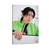 K-pop Idol Juwang KickFlip Flip It Kick It Album Cover Modern Poster Art Paintings on Canvas for Home Room Office Wall Decoration 24x36inch(60x90cm)