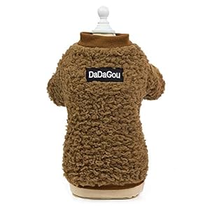 Smalllee Lucky Store Sherpa-Fleece-Pullover Braun Größe M