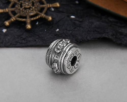 Pendentif argent S925 œuf de bête courageuse au style thaïlandais ciselé main - 3