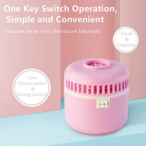 image for KGYMJR Air Pump Vacuum Pump for Vacuum Storage Bags, Portable Mini Ele